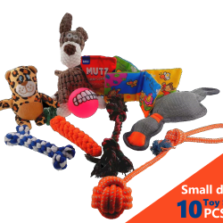 10pcs Small Dog Toy Set Puppy Toys Pet toys Chew Toys Rope toys Squeaky toys E002